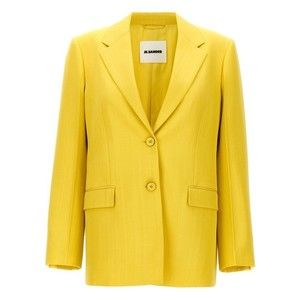 Jil Sander Tailored Single-Breasted Blazer With Peak Lapels - NWT